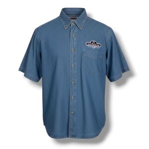 Branson MO Jerzees Denim Jean Shirt XL | Men’s 100% Cotton Button Down